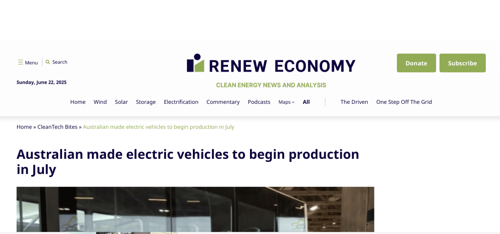 Little Train Australian specialist EV public relations agency